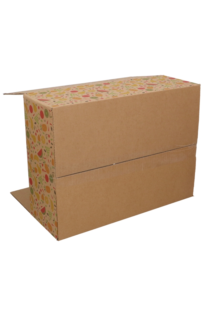 Geschenkdozen Kraft Fruit 39x29x13cm 15stuks