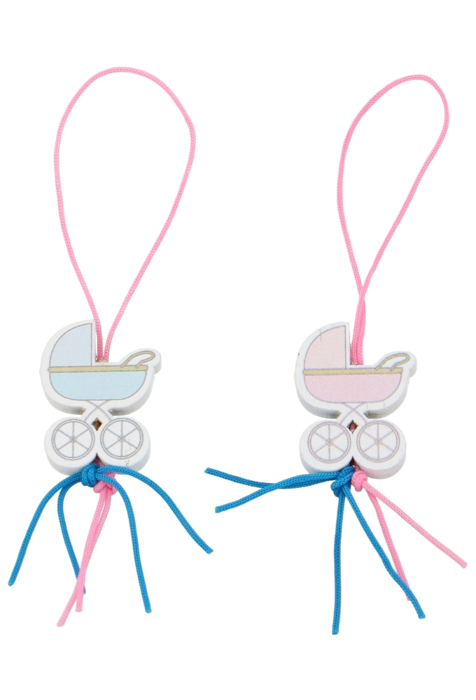 Gelukspoppetjes Baby Kinderwagen Met Koord 100stuks