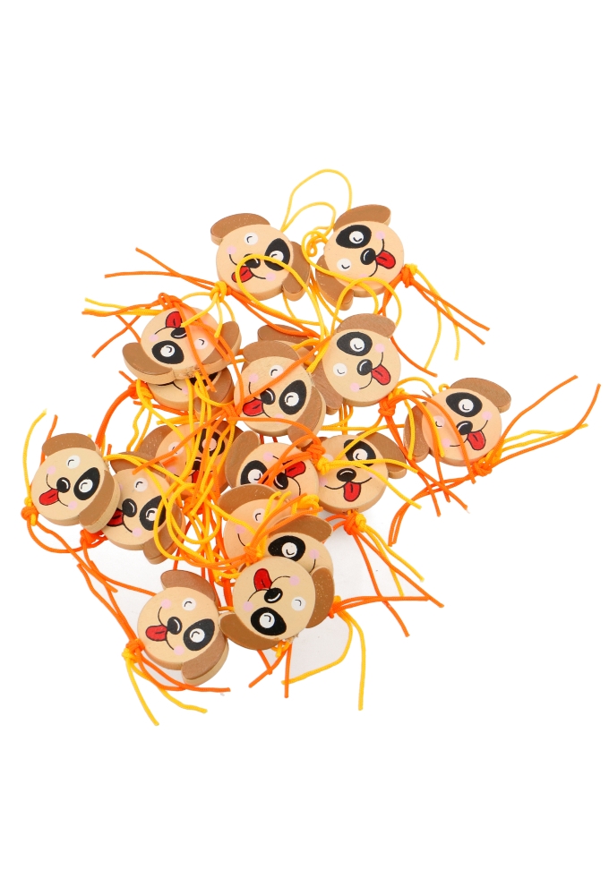 Gelukspoppetjes Hond Met Koord 100stuks