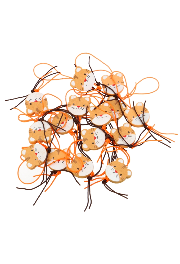 Gelukspoppetjes Tijger Met Koord 100stuks