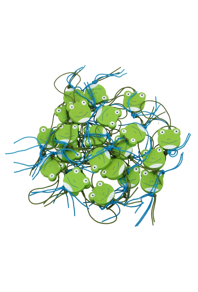 Gelukspoppetjes Kikker Met Koord 100stuks