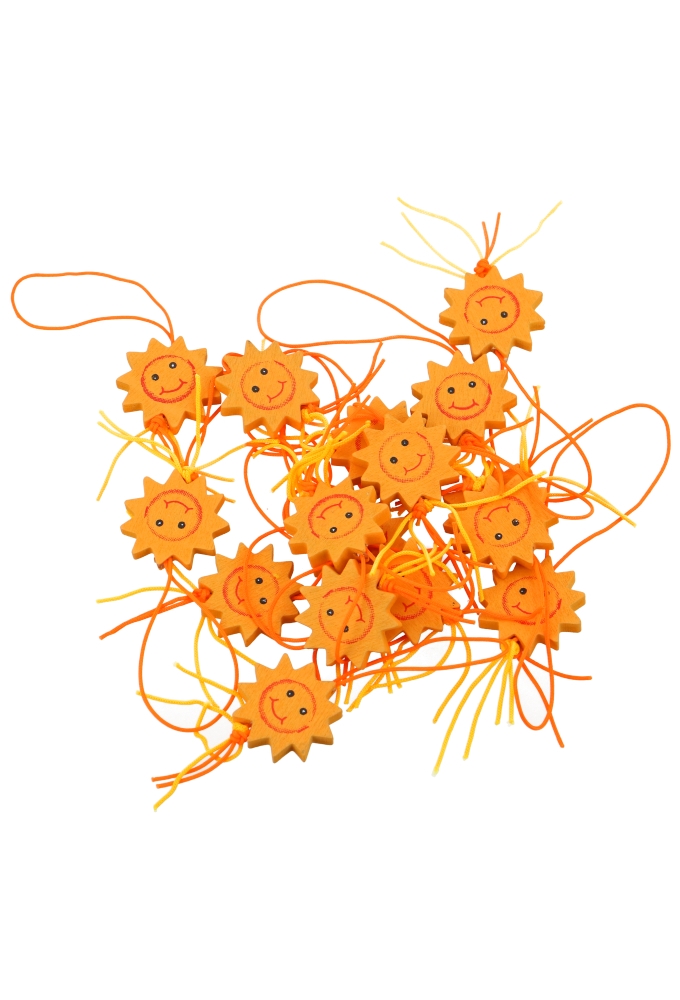 Gelukspoppetjes Zonnetje Met Koord 100stuks