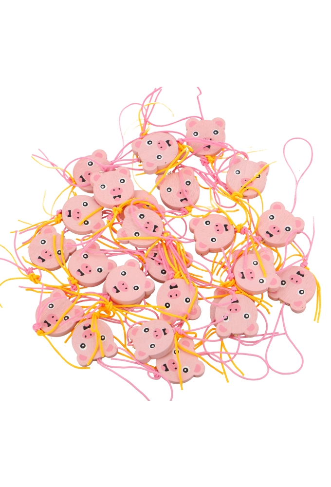 Gelukspoppetjes Varken Met Koord 100stuks