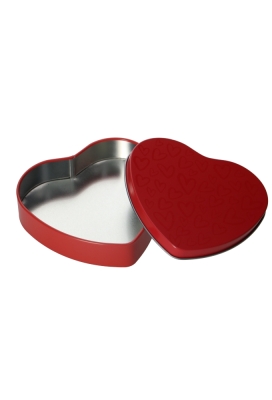 Blikken Rood Hart 12x11.6x3cm 1 stuk Blikken Rood Hart 12x11.6x3cm 1 stuk