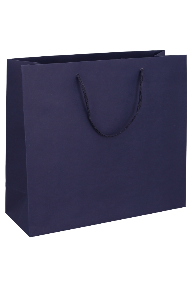 Luxe Papierentas Mat Luzon Blauw & Koord 36x13x32cm 10stuks