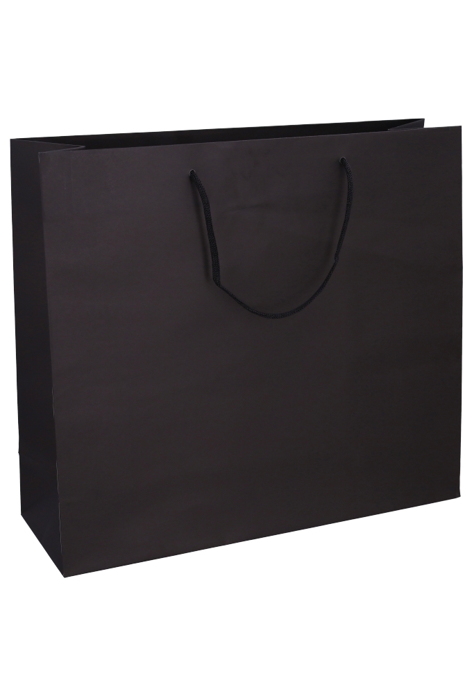 Luxe Papierentas Mat Luzon Zwart & Koord 45x15x40cm 10stuks