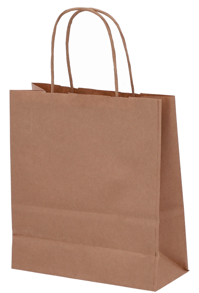 Papieren Draagtas Kraft Liefste Mama A5 19x8x21cm 50stuks