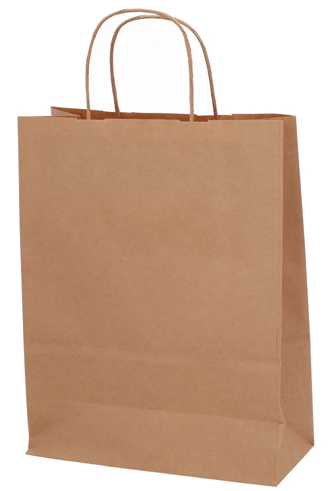 Papieren Draagtas Kraft Liefste Mama A4 24x11x31cm 50stuks