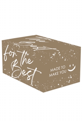Geschenkdozen For The Best Goud 39x29x23.2cm 15stuks Geschenkdozen For The Best Goud 39x29x23.2cm 15stuks