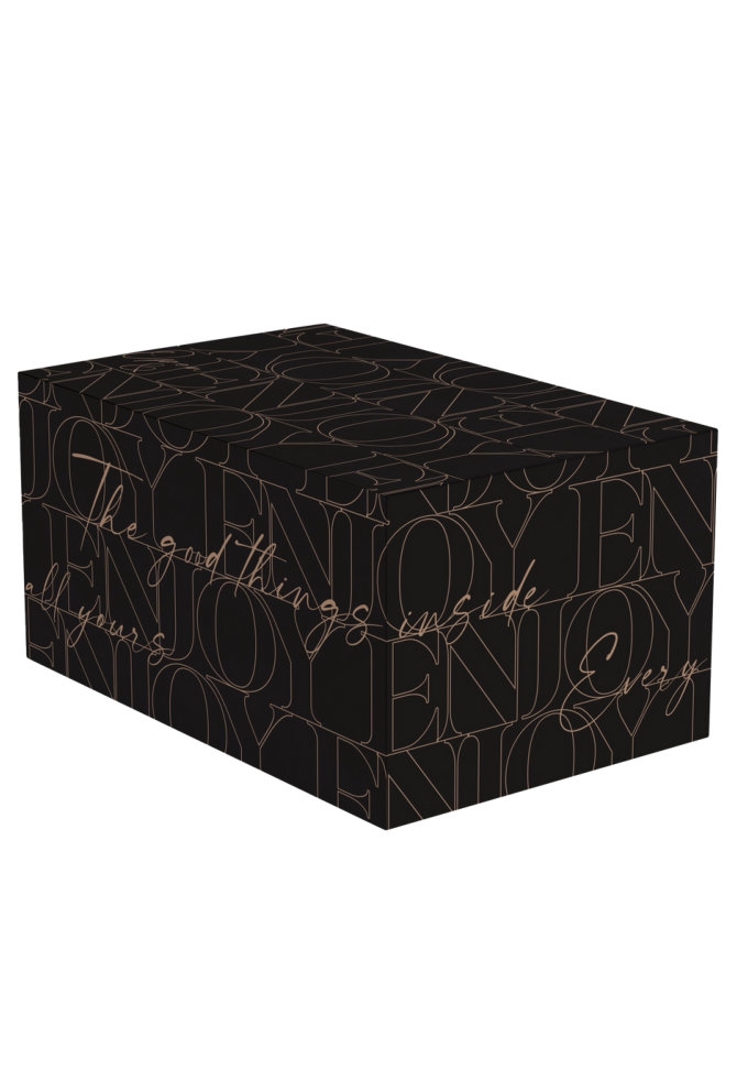 Geschenkdozen Moments Joy Kraft Zwart 39x29x23.2cm 15stuks Geschenkdozen Moments Joy Kraft Zwart 39x29x23.2cm 15stuks