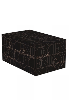 Geschenkdozen Moments Joy Kraft Zwart 39x29x23.2cm 15stuks Geschenkdozen Moments Joy Kraft Zwart 39x29x23.2cm 15stuks