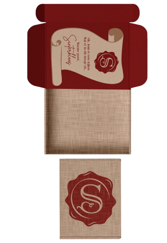 Brievenbusdoos De Postrol van de Sint 22x15.5x2.8cm 10stuks Brievenbusdoos De Postrol van de Sint 22x15.5x2.8cm 10stuks