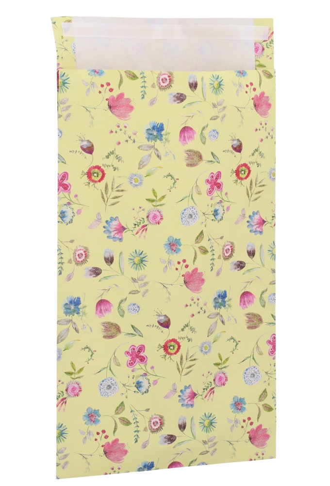 Kadozakjes Bloemendesign Met Plakstrip 20x35cm 50stuks Kadozakjes Bloemendesign Met Plakstrip 20x35cm 50stuks