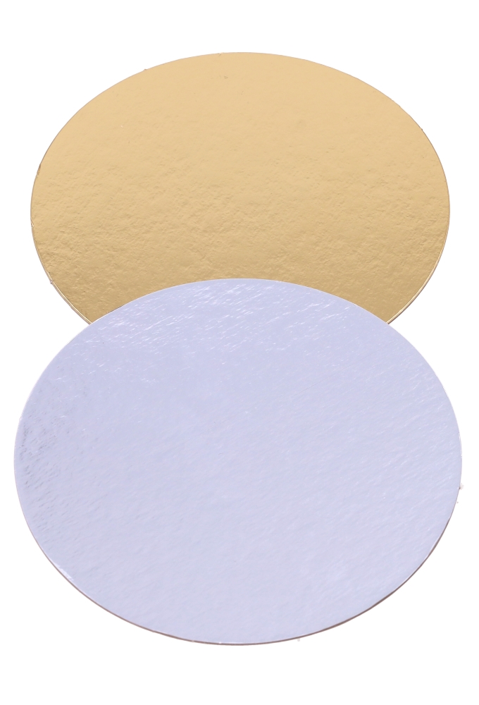 Kartonnen Bodem Doorsnee 12cm Goud & Zilver 250stuks