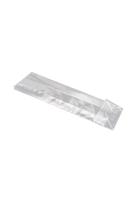 Cellofaan zakjes met blokbodem transparant 9.5x8x37cm 40 mic 100stuks Cellofaan zakjes met blokbodem transparant 9.5x8x37cm 40 mic 100stuks