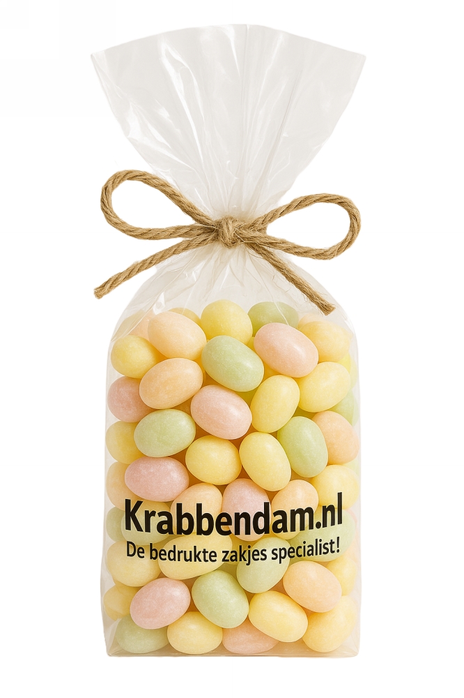 Offerte aanvraag bedrukte cellofaan blokbodem zakjes met uw logo er op