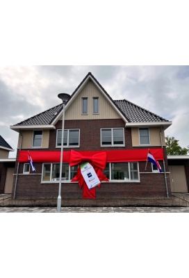 Huisstrik Rood XXXL 200x80cm VOORBEELD Huisstrik Rood XXXL 200x80cm VOORBEELD
