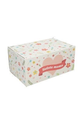 Geschenkdozen Liefste Mama 31x20x14cm 30stuks Geschenkdozen Liefste Mama 31x20x14cm 30stuks