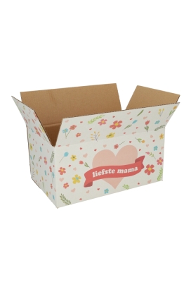 Geschenkdozen Liefste Mama 31x20x14cm 30stuks Geschenkdozen Liefste Mama 31x20x14cm 30stuks