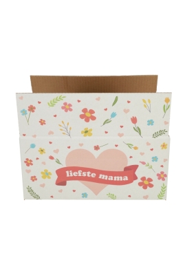 Geschenkdozen Liefste Mama 31x20x14cm 30stuks Geschenkdozen Liefste Mama 31x20x14cm 30stuks