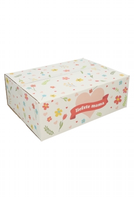 Geschenkdozen Liefste Mama 39x29x13cm 15stuks Geschenkdozen Liefste Mama 39x29x13cm 15stuks