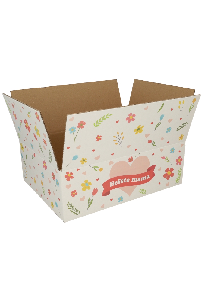 Geschenkdozen Liefste Mama 39x29x13cm 15stuks Geschenkdozen Liefste Mama 39x29x13cm 15stuks