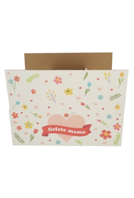 Geschenkdozen Liefste Mama 39x29x13cm 15stuks Geschenkdozen Liefste Mama 39x29x13cm 15stuks