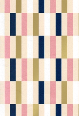 Cadeaupapier Coated Lines Blauw, Pink, Goud & Wit 70cm x 200meter Cadeaupapier Coated Lines Blauw, Pink, Goud & Wit 70cm x 200meter