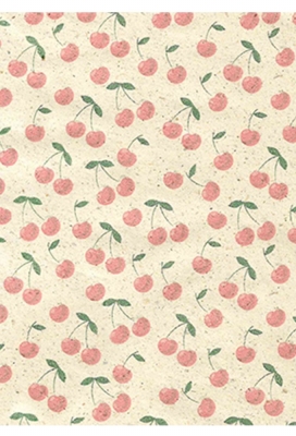 Cadeaupapier Gras Papier Kersen 70cm x 200meter Cadeaupapier Gras Papier Kersen 70cm x 200meter