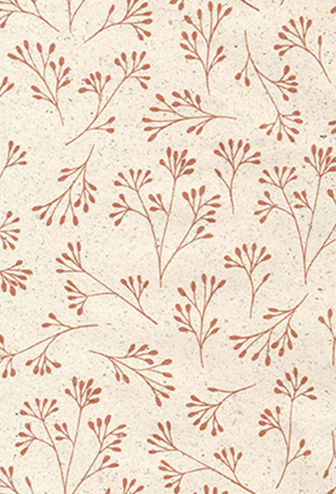 Cadeaupapier Gras Papier Natuurlijke Takjes in Roestbruin 70cm x 200m
