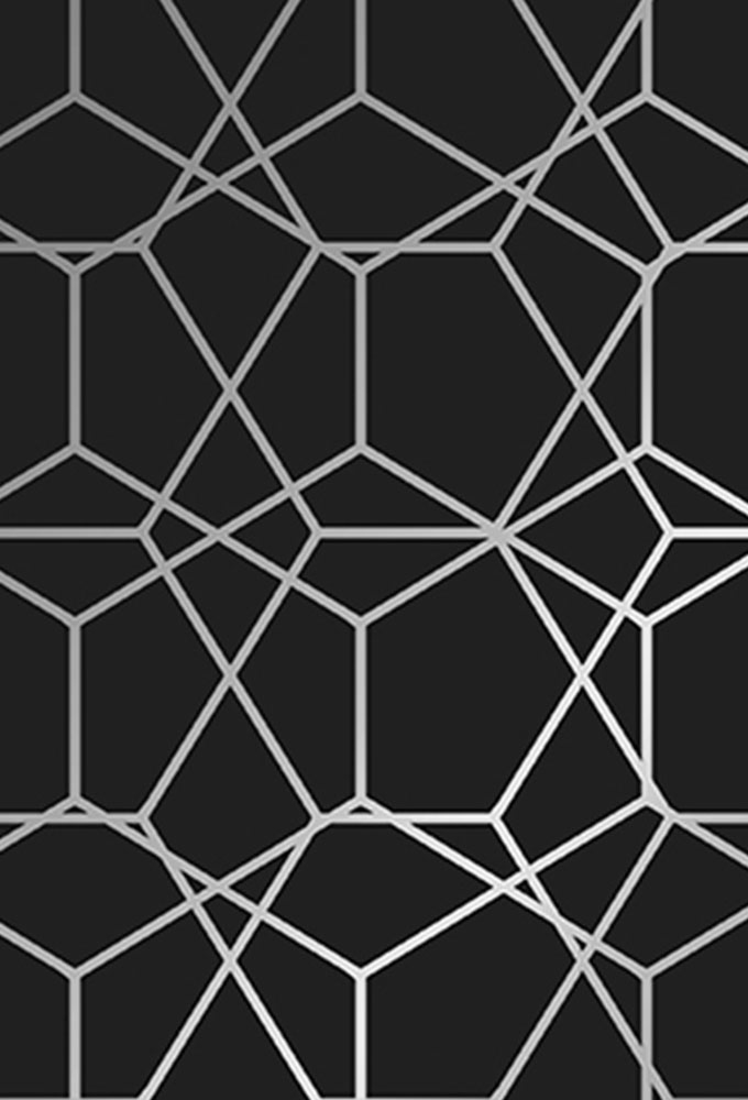 Cadeaupapier Metallic diamond greyblue  70cm x 200meter