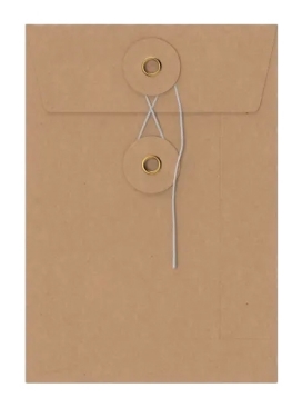 Envelop Met Japanse Sluiting Tokyo Kraft 16.2x11.4cm 50stuks Envelop Met Japanse Sluiting Tokyo Kraft 16.2x11.4cm 50stuks