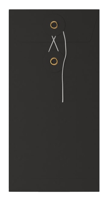 Envelop Met Japanse Sluiting Tokyo Zwart 22x11cm 20stuks