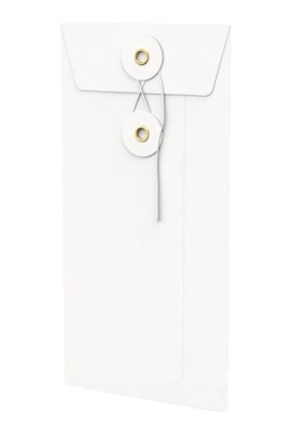 Envelop Met Japanse Sluiting Tokyo Wit 22x11cm 50stuks Envelop Met Japanse Sluiting Tokyo Wit 22x11cm 50stuks