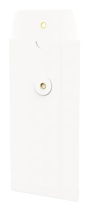 Envelop Met Japanse Sluiting Tokyo Wit 22x11cm 50stuks Envelop Met Japanse Sluiting Tokyo Wit 22x11cm 50stuks