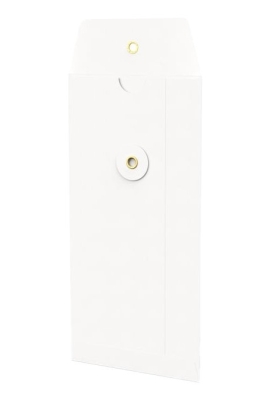 Envelop Met Japanse Sluiting Tokyo Wit 22x11cm 50stuks Envelop Met Japanse Sluiting Tokyo Wit 22x11cm 50stuks