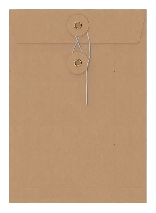Envelop Met Japanse Sluiting Tokyo Kraft 22.9x16.2cm 50stuks Envelop Met Japanse Sluiting Tokyo Kraft 22.9x16.2cm 50stuks