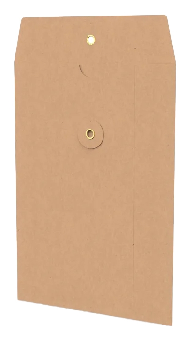 Envelop Met Japanse Sluiting Tokyo Kraft 22.9x16.2cm 50stuks Envelop Met Japanse Sluiting Tokyo Kraft 22.9x16.2cm 50stuks