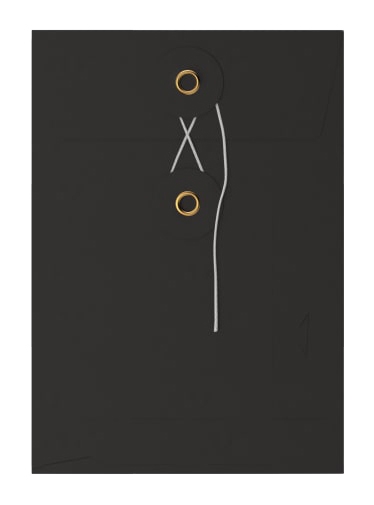 Envelop Met Japanse Sluiting Tokyo Zwart 16.2x11.4cm 50stuks