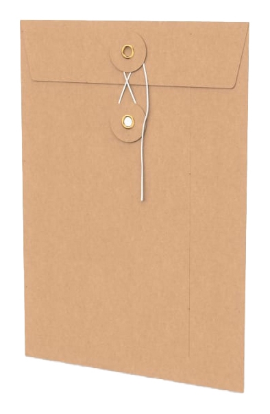 Envelop Met Japanse Sluiting Tokyo Kraft Venster 22.9x16.2cm 50stuks Envelop Met Japanse Sluiting Tokyo Kraft Venster 22.9x16.2cm 50stuks