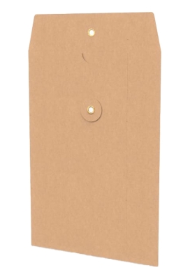 Envelop Met Japanse Sluiting Tokyo Kraft Venster 22.9x16.2cm 50stuks Envelop Met Japanse Sluiting Tokyo Kraft Venster 22.9x16.2cm 50stuks