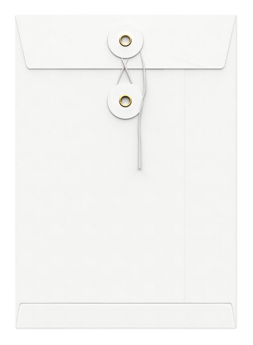 Envelop Met Japanse Sluiting Tokyo Wit 22.9x16.2cm 50stuks