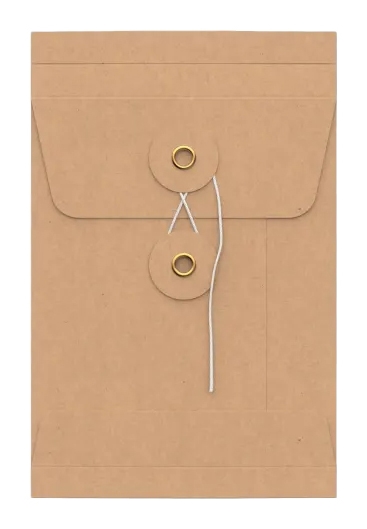 Envelop Met Japanse Sluiting Tokyo Kraft 16.2x11.4x2.5cm 50stuks