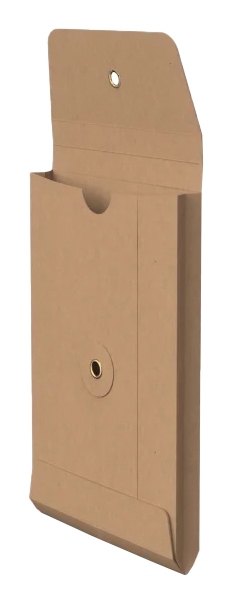 Envelop Met Japanse Sluiting Tokyo Kraft 16.2x11.4x2.5cm 50stuks Envelop Met Japanse Sluiting Tokyo Kraft 16.2x11.4x2.5cm 50stuks