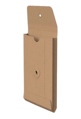 Envelop Met Japanse Sluiting Tokyo Kraft 16.2x11.4x2.5cm 50stuks Envelop Met Japanse Sluiting Tokyo Kraft 16.2x11.4x2.5cm 50stuks