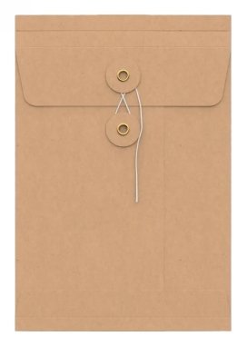 Envelop Met Japanse Sluiting Tokyo Kraft Zijvouw 22.9x16.2x2.5cm 50st Envelop Met Japanse Sluiting Tokyo Kraft Zijvouw 22.9x16.2x2.5cm 50st