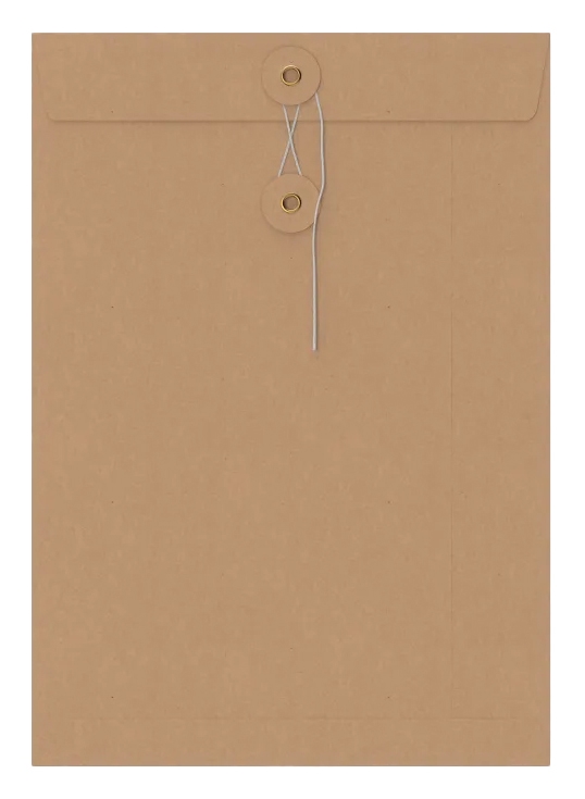 Envelop Met Japanse Sluiting Tokyo Kraft 32.4x22.9cm 50stuks Envelop Met Japanse Sluiting Tokyo Kraft 32.4x22.9cm 50stuks