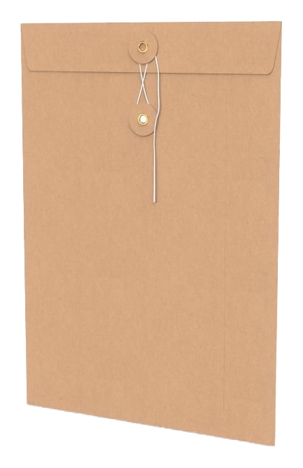 Envelop Met Japanse Sluiting Tokyo Kraft Venster 32.4x22.9cm 50stuks Envelop Met Japanse Sluiting Tokyo Kraft Venster 32.4x22.9cm 50stuks