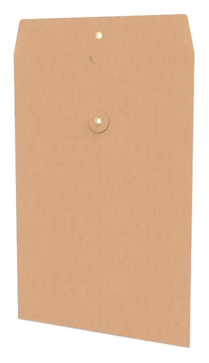 Envelop Met Japanse Sluiting Tokyo Kraft Venster 32.4x22.9cm 50stuks Envelop Met Japanse Sluiting Tokyo Kraft Venster 32.4x22.9cm 50stuks