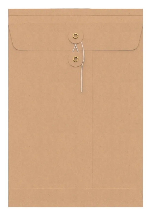 Envelop Met Japanse Sluiting Tokyo Kraft 32.4x22.9x2.5cm 50stuks